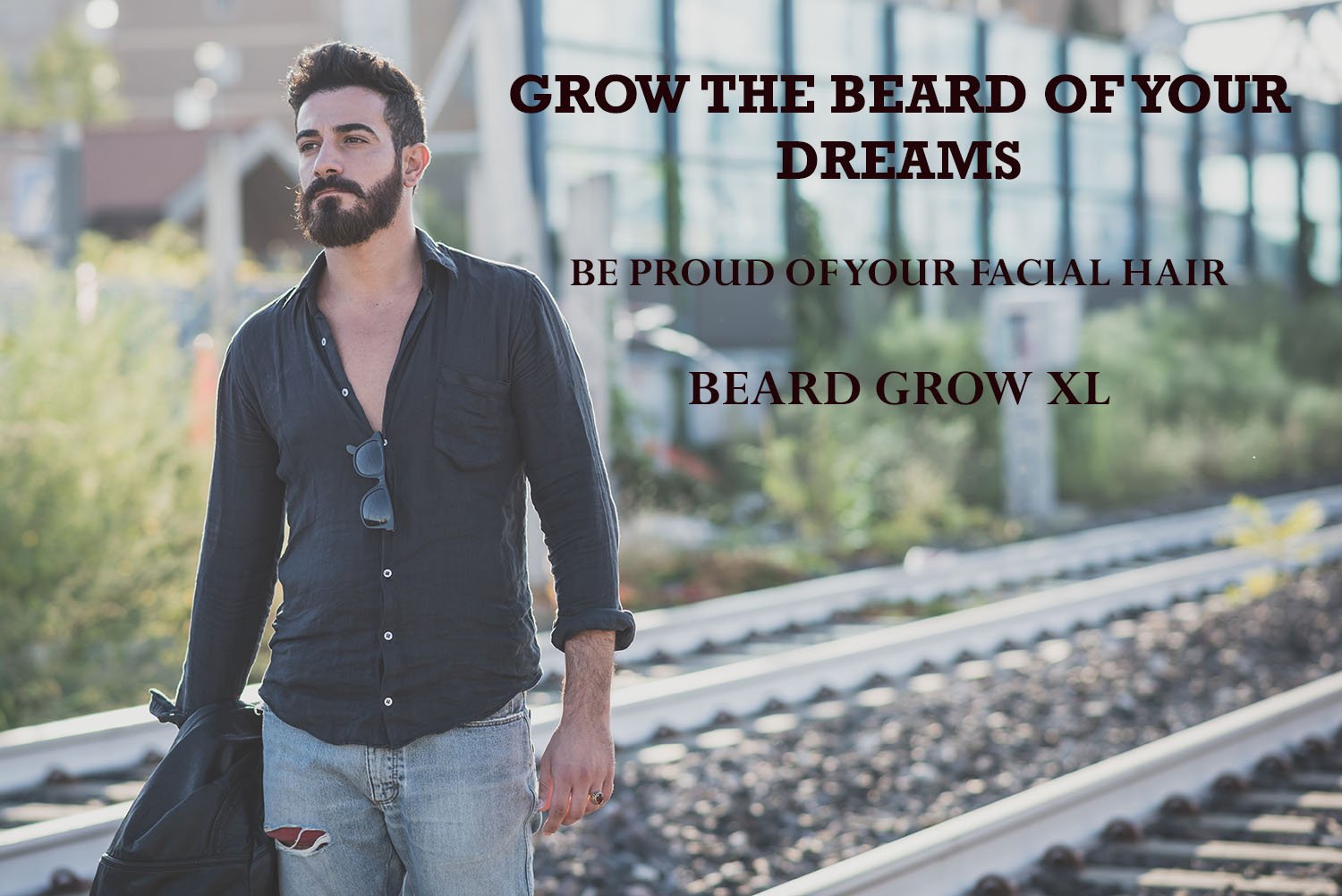 Beard Grow Xl Facial Hair Supplement Vegan 1 Mens Hair