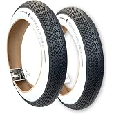 Two Vee Tire 20x4.0 White Wall Speedster Bike Tires E-Bike 50 Rated with Endurance Compound
