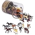 Terra by Battat – Horses 60 pcs – Assorted Miniature Horse Toys For Kids 3+
