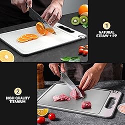 Titanium Cutting Board, Double Sided Chopping Board