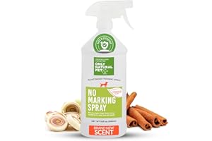 ONLY NATURAL PET No Marking Deterrent Spray for Dogs – Indoor Outdoor Urine Prevention - Stain & Odor Eliminator - Potty Pet Training Aid to Deter Peeing or Marking Carpet or Furniture – 32 Fl Oz
