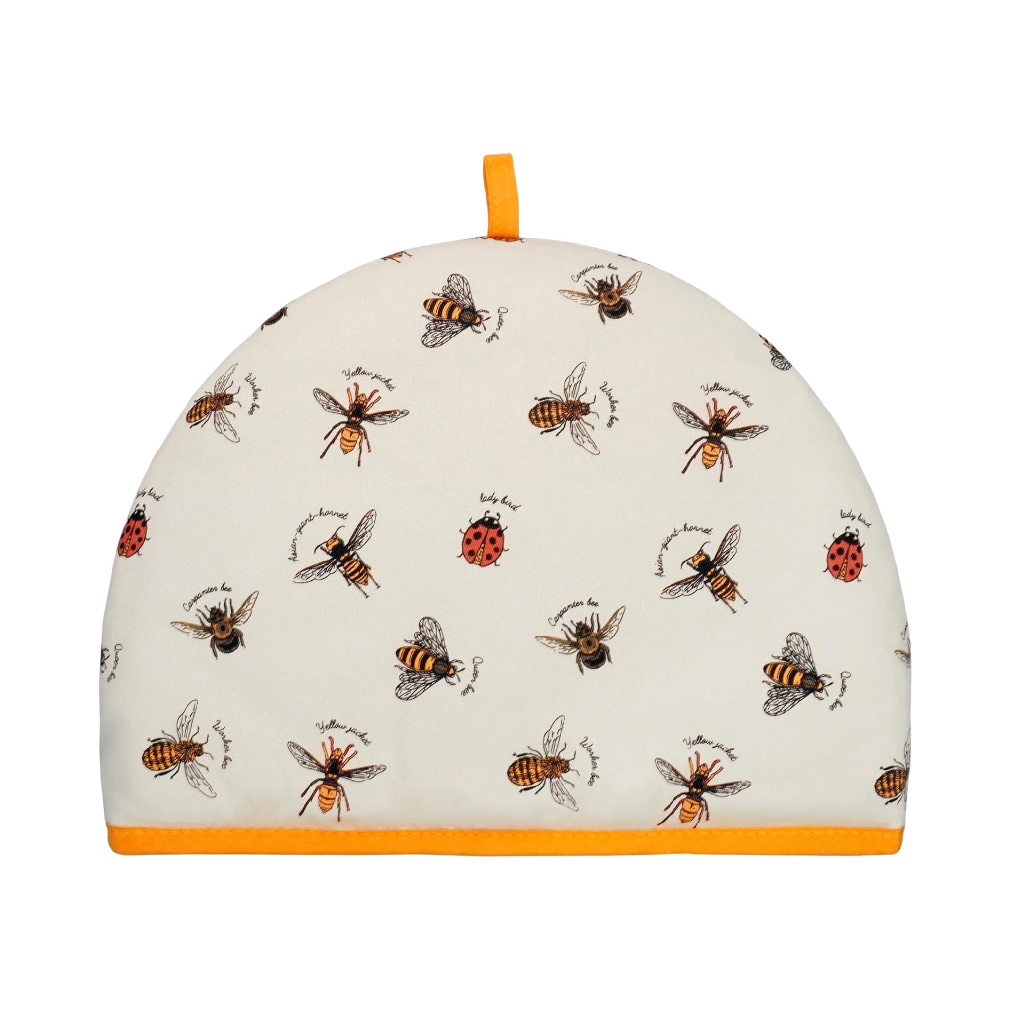 SiXsigma Sports Tea Cosy For Insulated Teapot Warmer (35x27x3cm) - Quick Dry Cotton Small, Medium, Large Teapot Funny and Trendy Design - Ideal For Women (Bumble Bees) — image 1