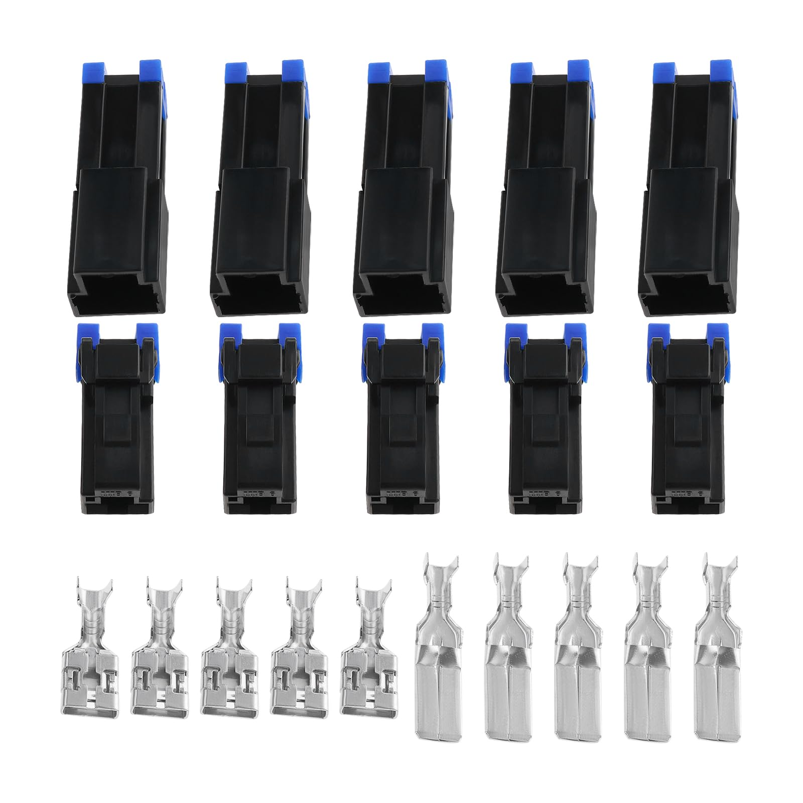 EMSea 5 Set 1 Way 1 Pin High Current 9.5mm Multi Connector and Terminals 60AMP 60-A Rated Electrical Connector for Automotive Motorcycle Truck