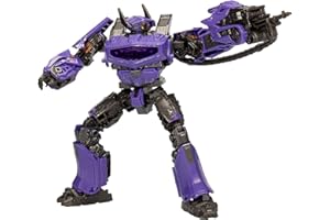 Transformers Toys Studio Series Voyager Bumblebee 110 Shockwave, 6.5-inch Converting Action Figure, 8+