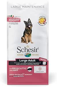 Schesir, pienso para Perros Adultos de tamaño Grande, Sabor ...