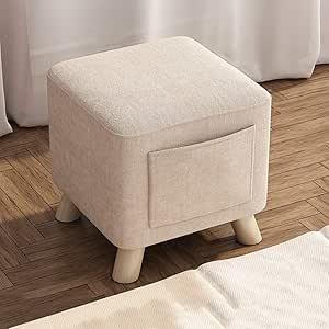 HEWEI Taburetes para pies taburetes Bajos para niños otomana hogar