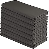 DG Collections Flour Sack Dish Towels for Kitchen, Set of 12 (27 x 27 Inches), Multi-use White Kitchen Towels, 100% Cotton, H