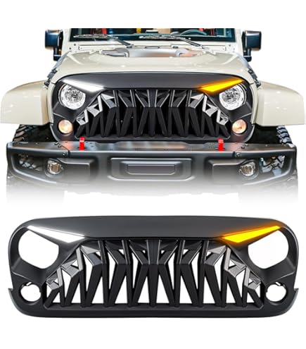 Zwart ABS Auto Voorbumper Grille Verbetert Stijl en