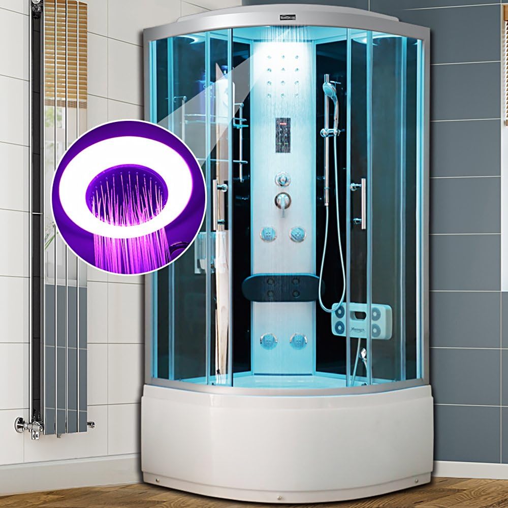 New Hydro Shower Enclosure No Steam Cubicle With Body Jets Bath