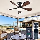 FUMLTP 33In Low Profile Ceiling Fans with Lights
