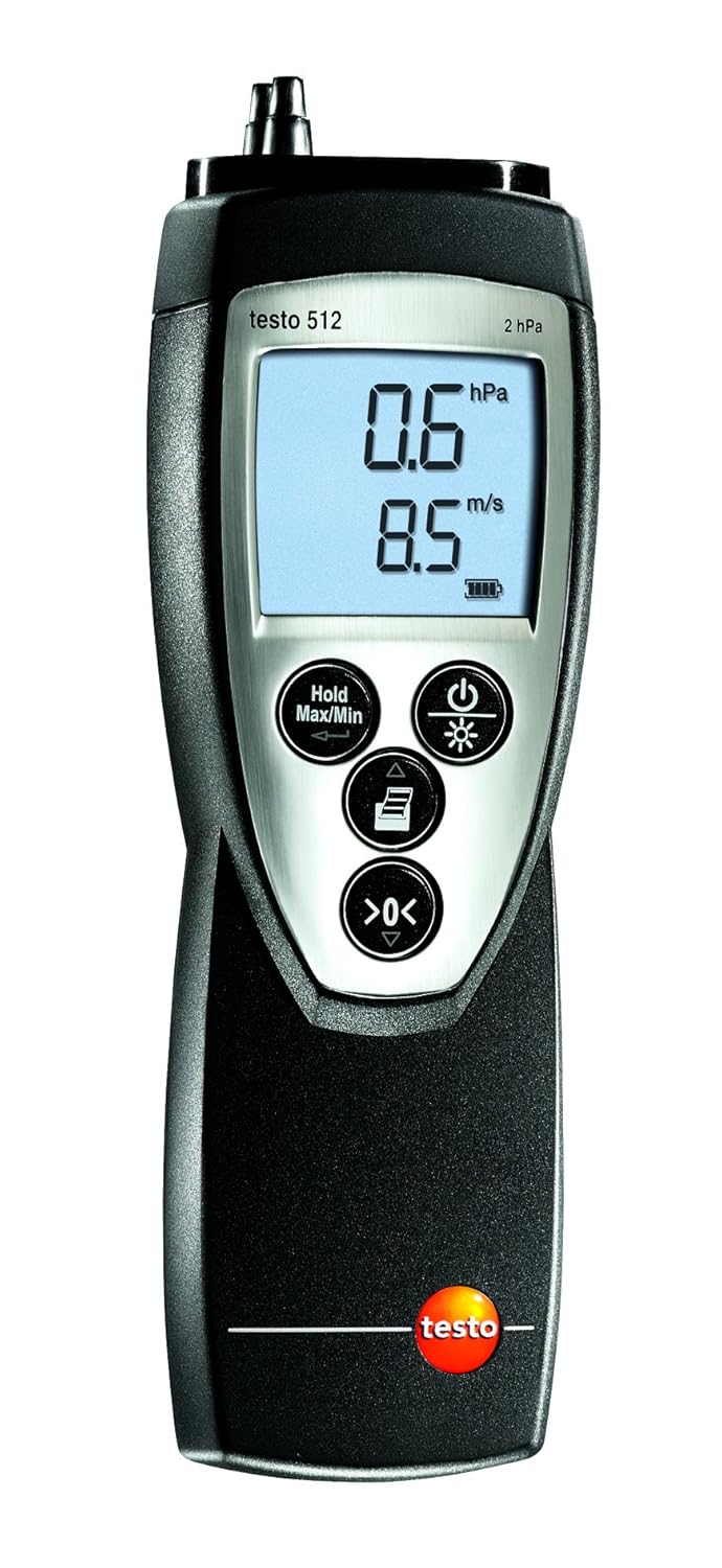 testo 512 Differential pressure meter for 0…2 hPa Amazon.co.uk
