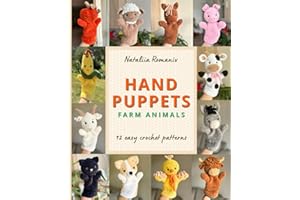 Crochet Farm Animals Hand Puppets. 12 Patterns: Crochet Amigurumi Patterns