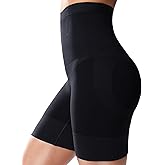 Yeshape No-Roll Tummy Control Shapewear - High Waist Body Shaper Shorts Thigh Slimmer Shapewear Under Dress