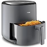 T-fal, Air Fryer, Easy Fry 5L Capacity Air fryer with basket, 10 Auto Cooking Programs 5.3 quarts, Digital Touchscreen, Dishw