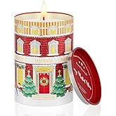 M&SENSE Spicy Mulled Wine Valentine Candles, Warm Apple Cider Holiday Scented Candle for Festival Ambiance, Winter Holiday Candles for Women Men, Soy Wax 11.3oz 70 Hour,Christmas Scented Candles