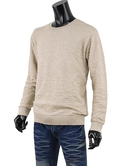 Amazon サマーニット メンズ セーター 春 薄手 オルテガ 無地 夏服