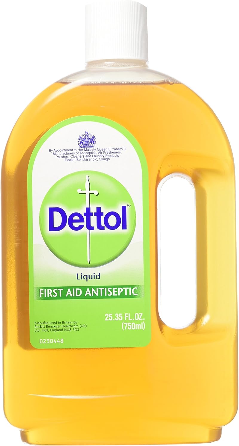 Dettol Antiseptic Liquid Multipack 3 x 750ml 2.25L First Aid Sanitiser