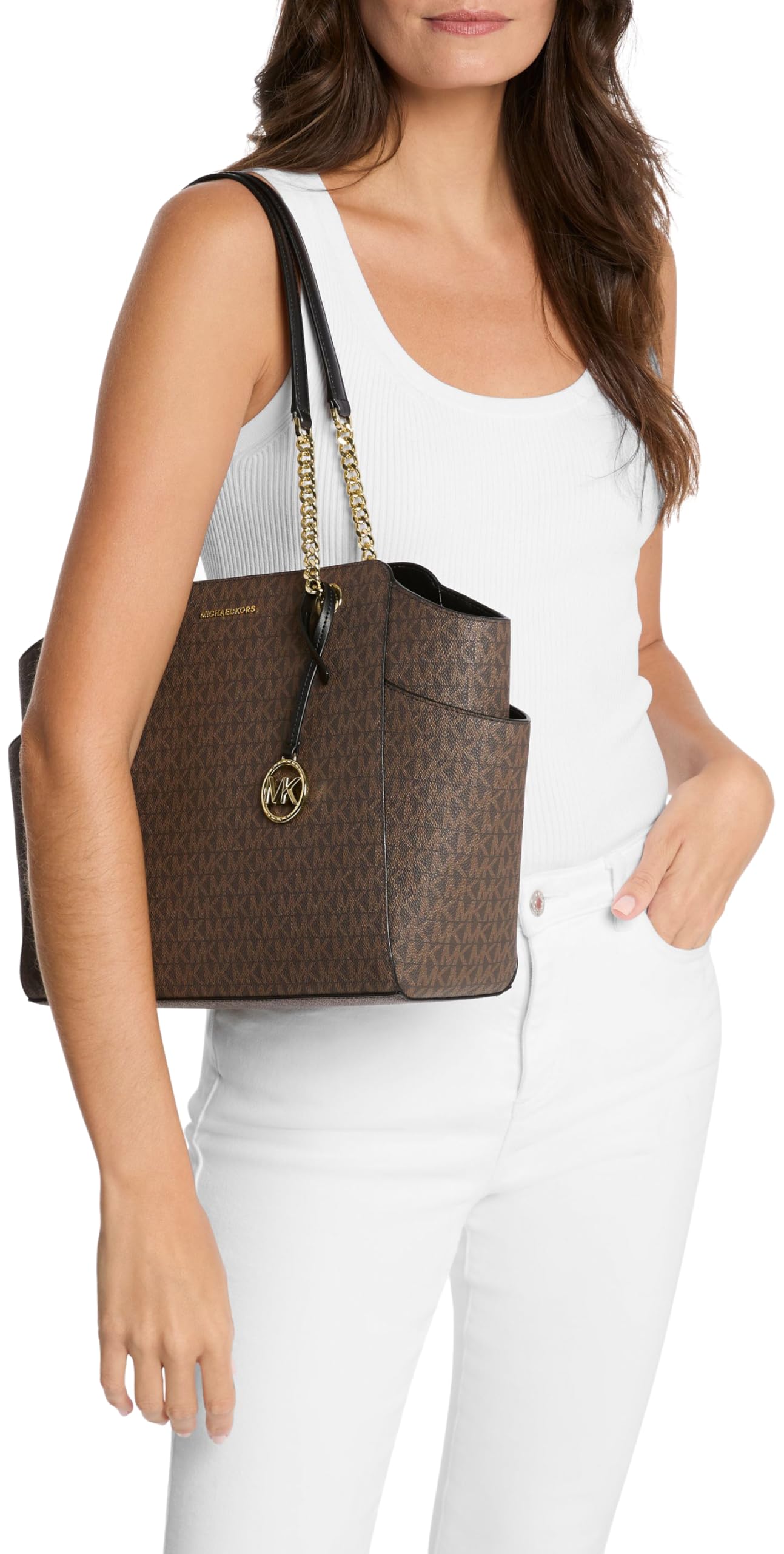 Michael Kors Jacquelyn Medium Chain Tote
