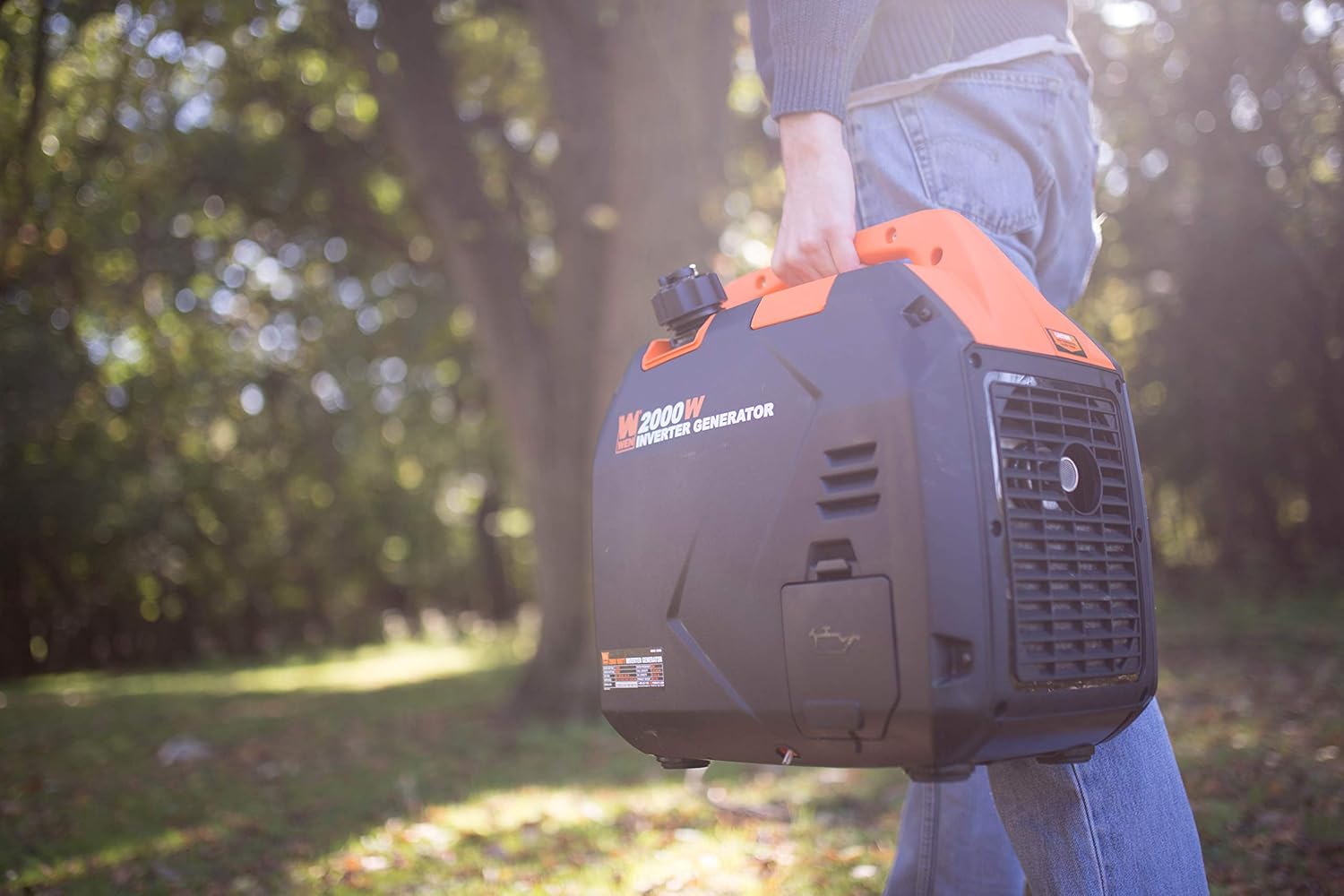 WEN 56203i Super Quiet 2000-Watt Portable Inverter Generator w/Fuel Shut Off, CARB Compliant, Ultra Lightweight : Garden & Outdoor