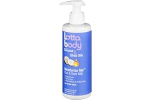 LOTTABODY Lotta Body, Coconut Oil and Shea Moisturize Me Curl & Style Milk, Defines Curls, Anti Frizz, Adds Moisture & Shine 8 Fl Oz