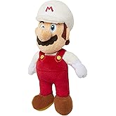 Super Mario Fire Mario 7.5 Inch Plush