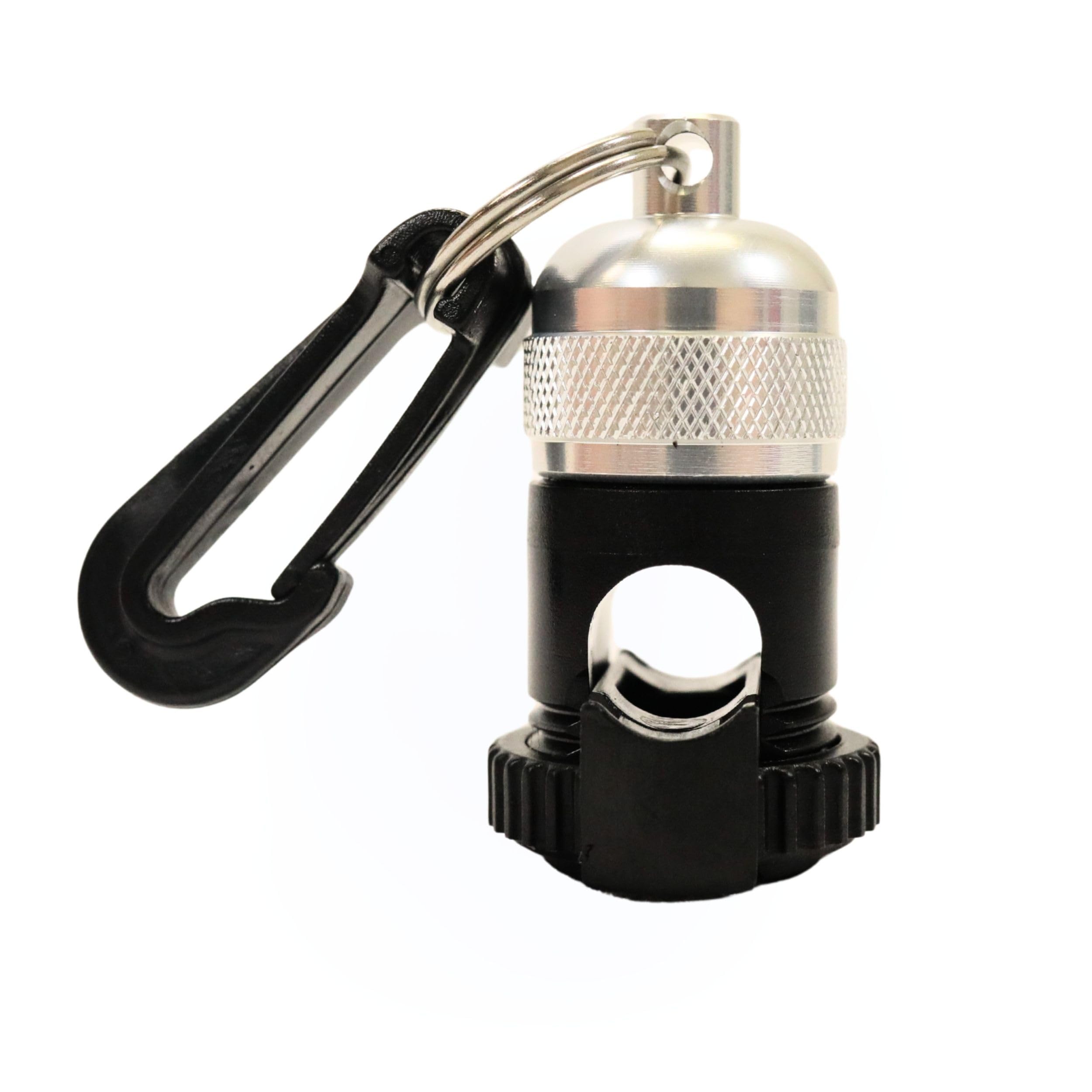 Scuba Diving Magnetic Regulator Octopus Hose Holder Clip (Silver)