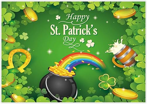 Amazon Com Allenjoy Happy St Patricks Day Party Backdrops Spring