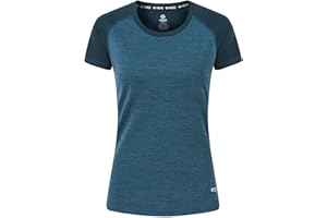 MoFiz Women's Short Sleeve UPF 50+ Sun Protection Sports T-Shirt Quick Dry Running Workout Athletic Tee Top