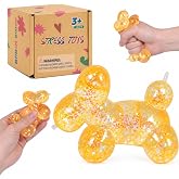 Graphinza Squeeze Toys &ndash; Balloon Dog Squishy Squeeze Toy (Orange, 9cm)