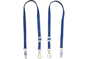 Tack Shack of Ocala Nylon Cross Ties, Set of 2 Cross Ties, Cross Ties for Horses, Quick Release Cross Ties