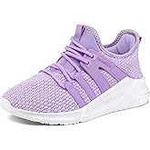 RUNSIDE Boys Girls Tennis Shoes Kids Lightweight Breathable Sneakers Lace-up Running Athletic Shoes for Toddler/Little Kid/Big Kid