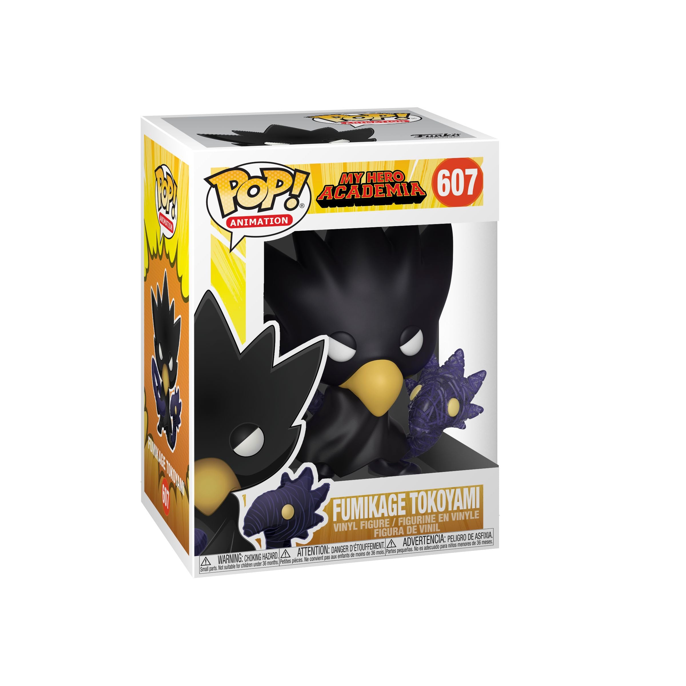 Funko Pop! Vinyl: Animation: My Hero Academia (MHA) - (MHA) - Fumikage Tokoyami and Dark Shadow - Collectable Vinyl Figure - Gift Idea - Official Merchandise - Toys for Kids & Adults - Anime Fans