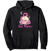Bad Omens Snake And Skull Grunge Goth Women's Bad Omens Pullover Hoodie