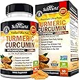 Turmeric Curcumin with BioPerine 1500mg - Natural Joint Support with 95% Standardized Curcuminoids & Black Pepper Extract for