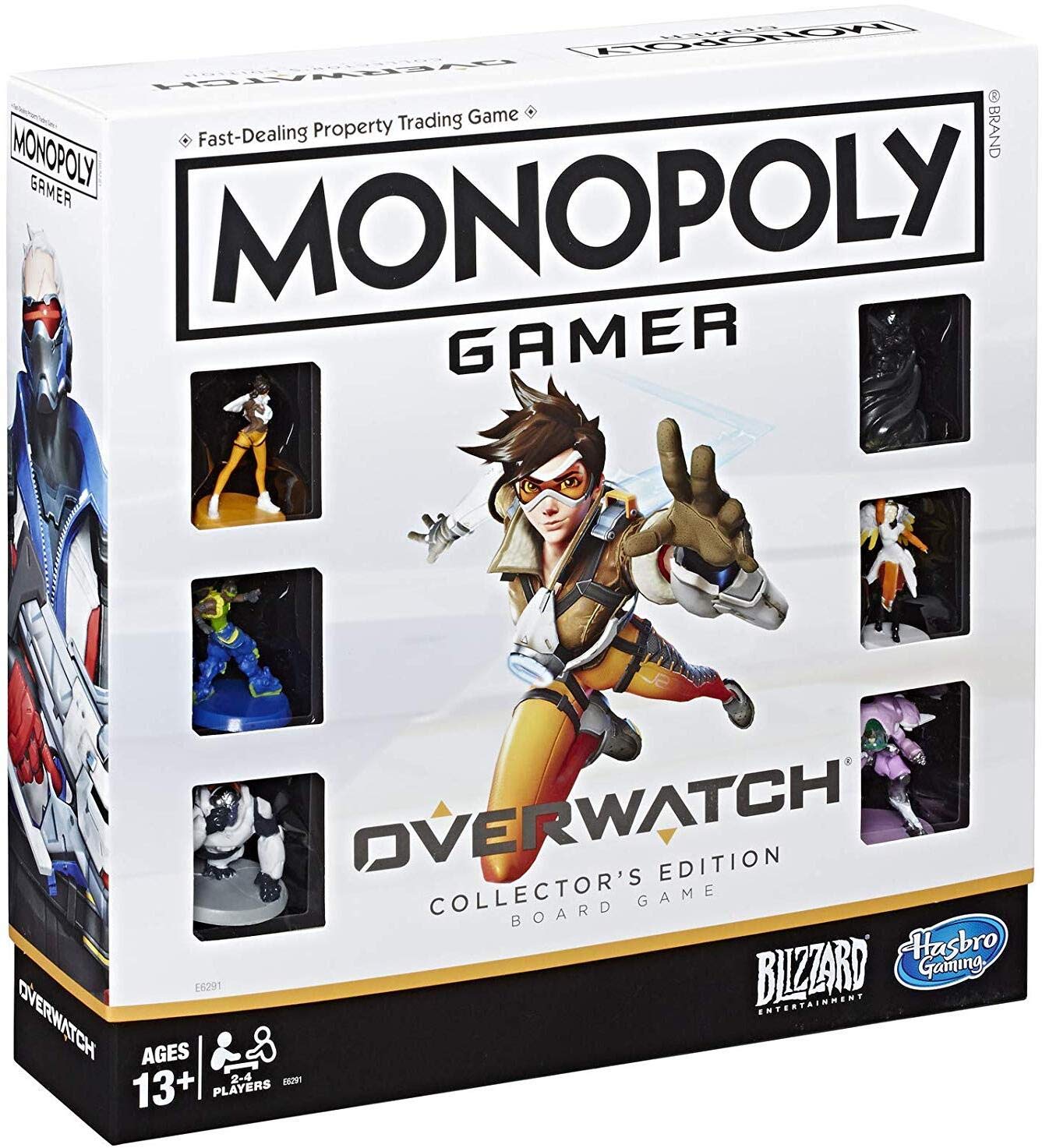 Monopoly Gamer Overwatch Collector's Edition Board Game, 2-8 players, for Ages 13 and Up Gift for Overwatch Players