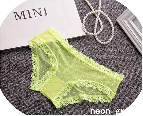 Neon Color Summer Style Underwear Women Panties Funnyy Lace See Through Female Seamless Lace Lingerie At Amazon Women S Clothing Store