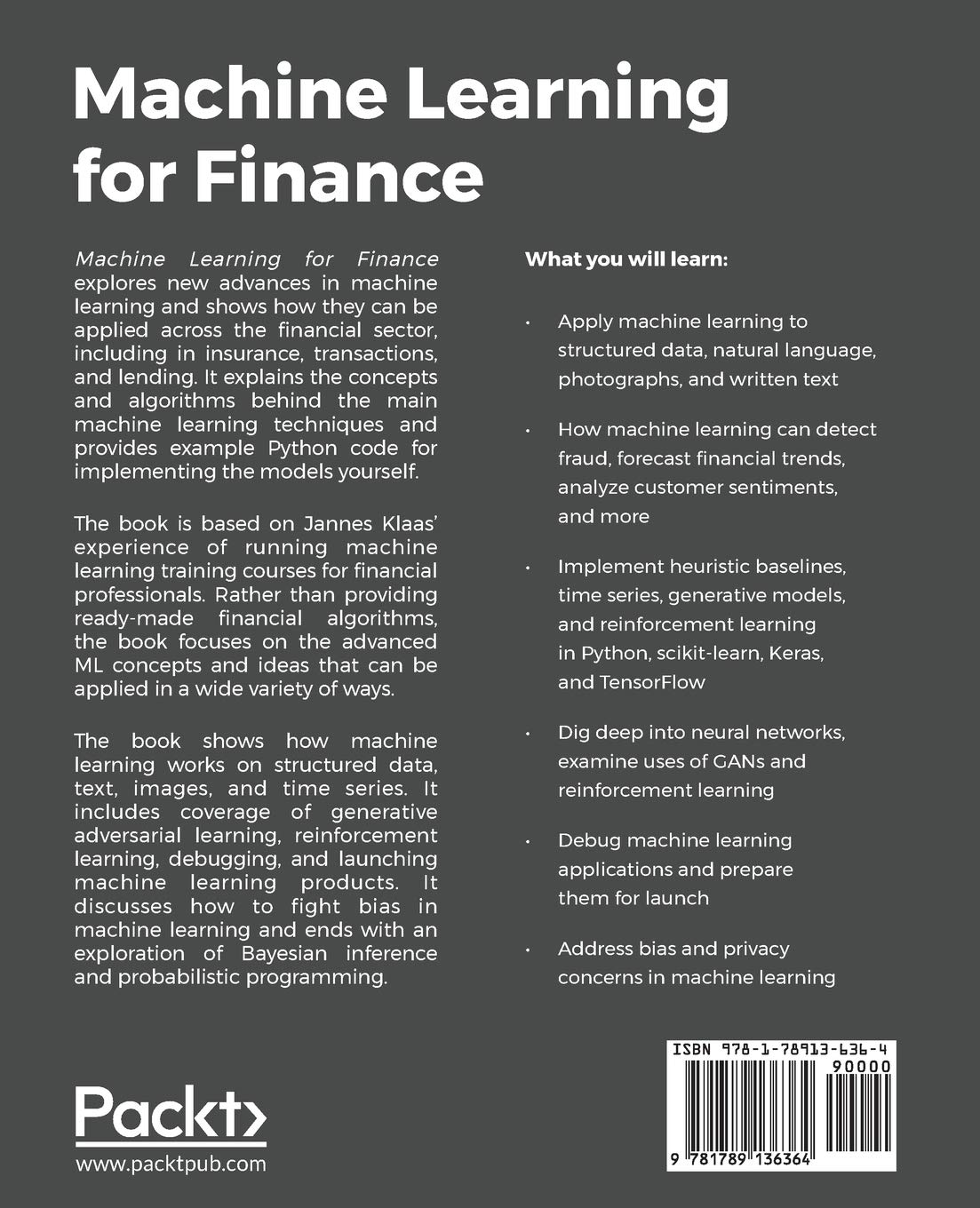 example machine learning code