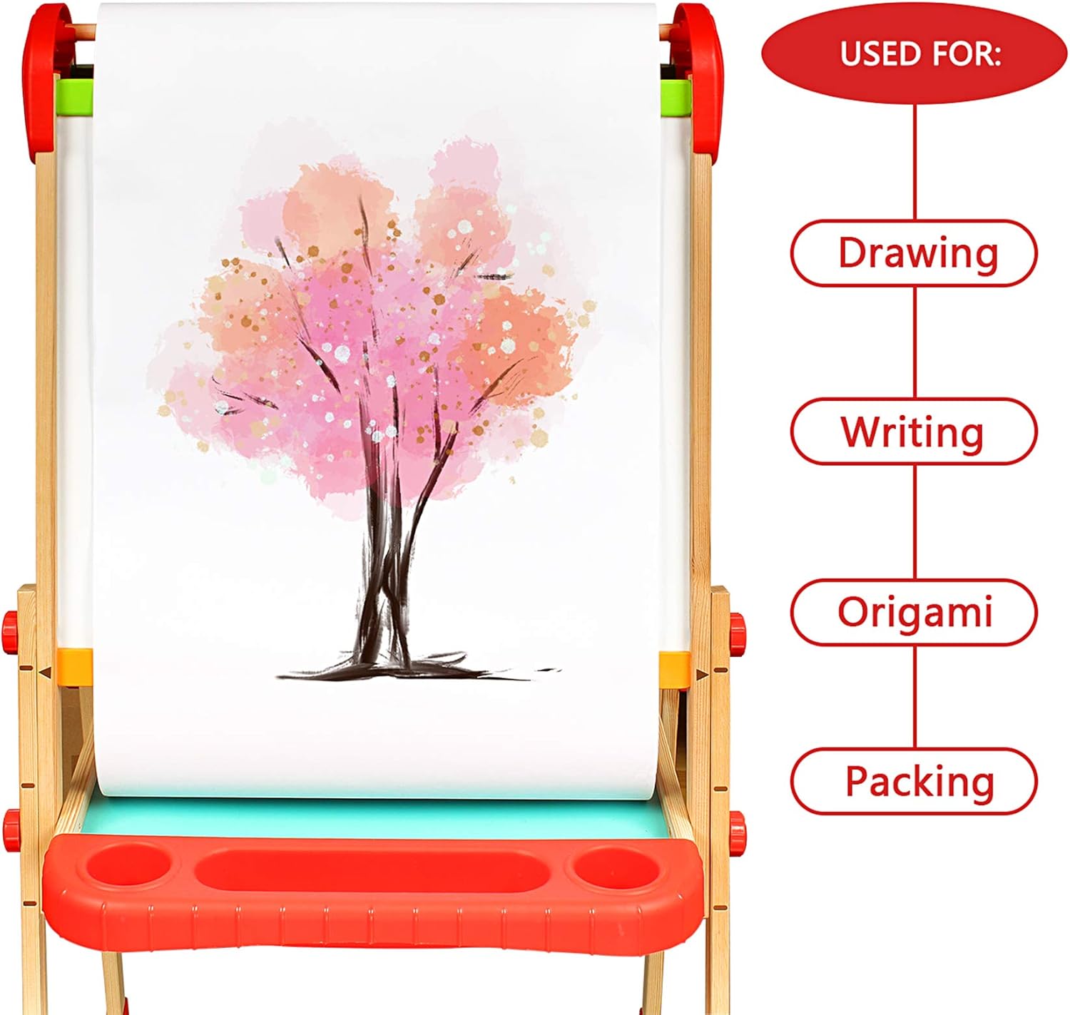 Joyooss Easel Paper Roll, 17 inches by 82 feet, Art and Craft Paper, Painting Paper for Kids - 2 Pack: Toys & Games