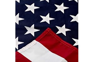 RUSHMORE ROSE USA American Flag | American Flags for Outside 3X5 |100% Made in USA Flag - US Flag 3X5 Printed Polycotton with brass grommets-FMAA Certified