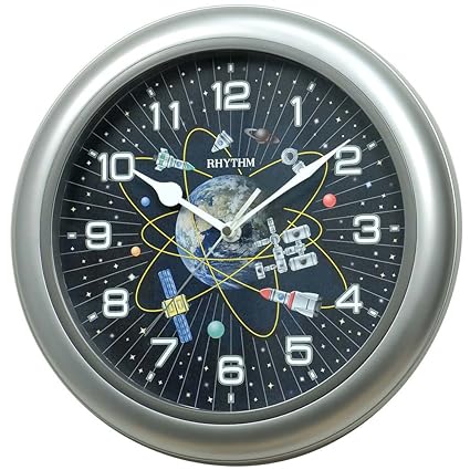 Rhythm(Japan) Silent Silky Move Value Added Wall Clock 31.0x4.5cm