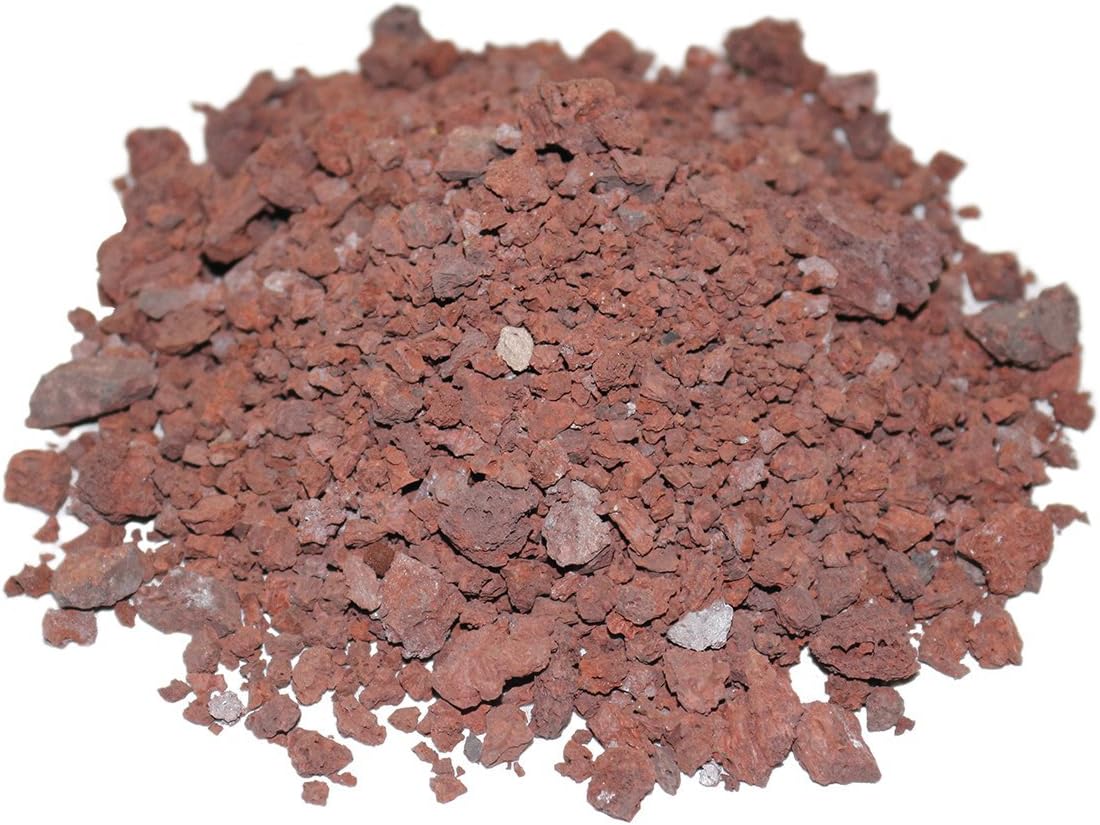 LYTIO Decorative Black Volcano Lava Rocks Different Shapes and Sizes from Mexico's Finest Beaches, 100% Organic - Non Toxic - Decorate Your Home, Garden. Fireproof and Heatproof (2LB, Red)