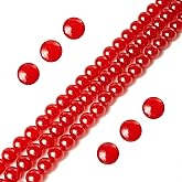 100pcs 8mm Carnelian Beads Natural Gemstone Beads Round Loose Beads for Jewelry Making