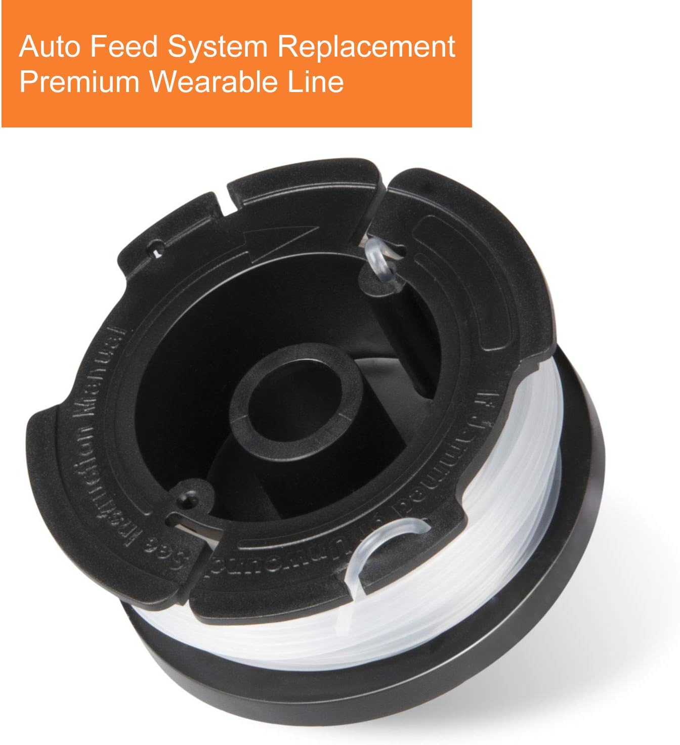Deyard Trimmer Spool for BLACK + DECKER Autofeed System Replacement Durable AF-100 String Trimmer Edger, 30ft 0.065 inch Line String Trimmer (6 Replacement Spool, 1 Spool Cap, 1 Spring) : Garden & Outdoor
