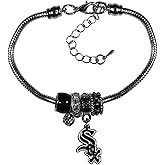 Siskiyou Gifts MLB womens Bracelet Euro Bead Style