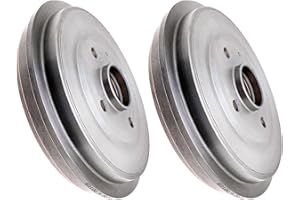 Stirling Pair 2 REAR Brake Drums - Fit: 2014-2019 Nissan Versa Note (All Trims and Engines) | P97836S
