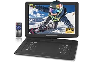 BOKYOK Portable DVD Playe, DVD Player Portable (17.9'')