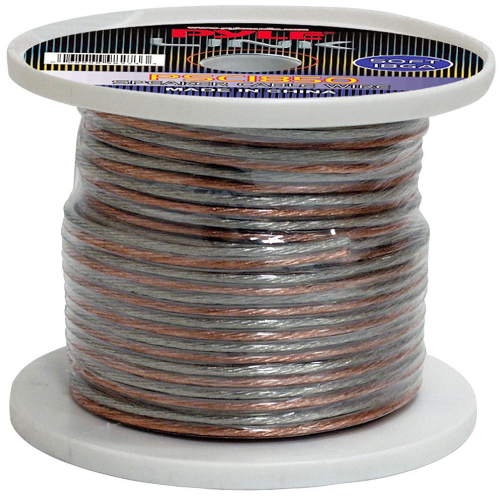 Pyle PSC1850 18 Gauge 50ft Spool Speaker Zip Wire