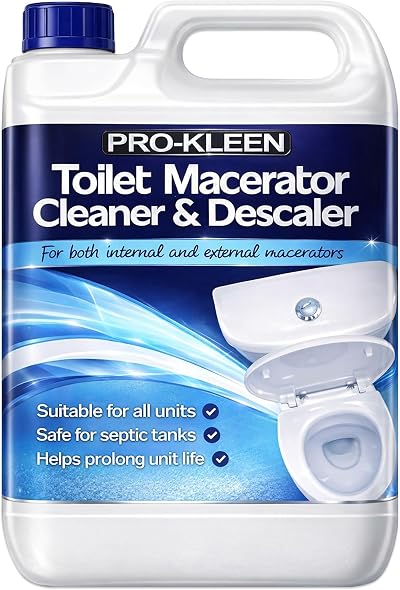 Pro-Kleen 5L Toilet Macerator Cleaner Descaler Blue Fresh