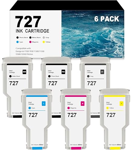 Amazon.com: Hp 727 Designjet Ink Cartridge, 300 ml - Photo