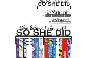 Miayork Medal Hanger Display Upgrade-Medal Holder Wall Mount Easy to Install Race Runner for Your Medals